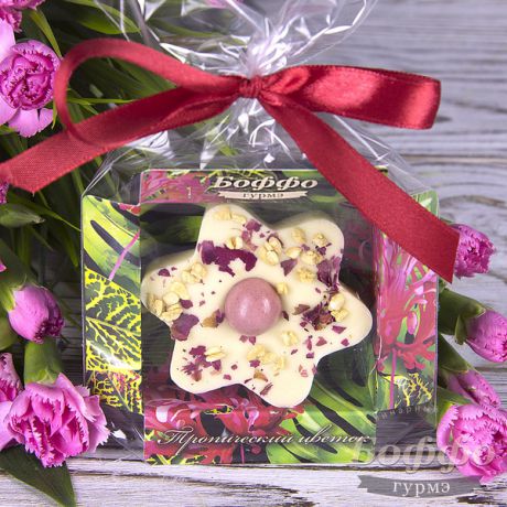Шоколад Boffo "Ванильный цветок" (16 штук по 35 г)