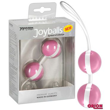 Joy Division Joyballs Trend, розово-белые Вагинальные шарики