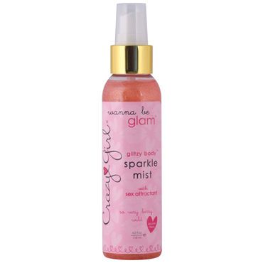 Classic Erotica Crazy Girl Sparkle Mist So Very Berry Wild, 118 мл Мист для тела с феромонами и розовыми блестками