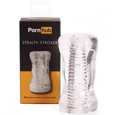 Pornhub Stealth Stroker, прозрачный Мастурбатор с рельефным тоннелем