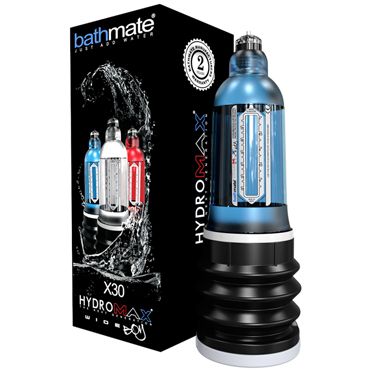 Bathmate Hydromax X30 Wide Boy, синяя Гидропомпа для увеличения пениса