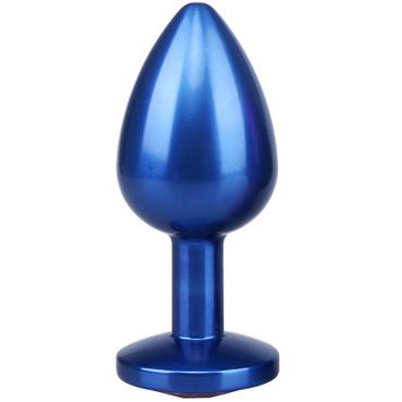 Runyu Rosebud Butt Plug Medium, синий/синий Анальная пробка среднего размера