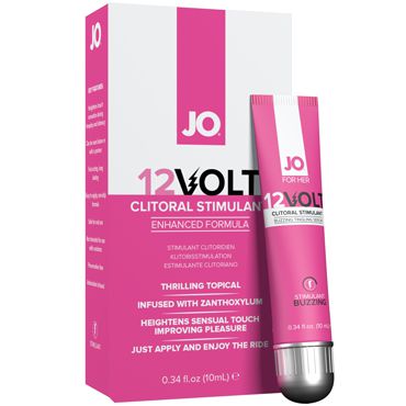 JO 12 Volt Clitoral Stimulant, 10 мл Мощная возбуждающая сыворотка для женщин
