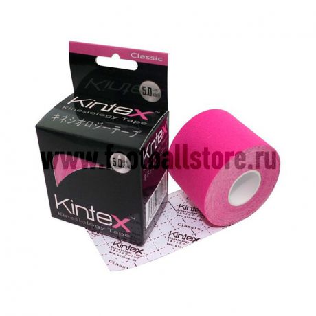 Тейп Kintex, classic, розовый, 5м