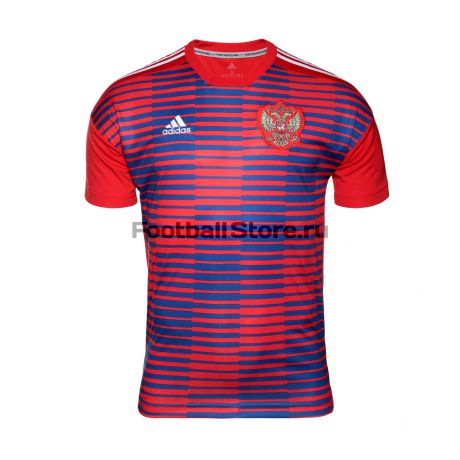 Футболка предыгровая Adidas Russia Preshi CF1555