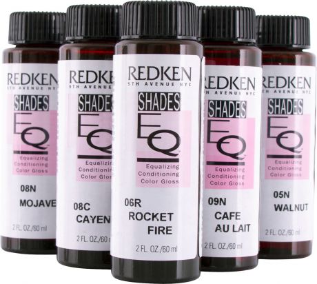 Redken Краска-блеск без аммиака Shades Eq Gloss, 3*60 мл (45 оттенков), 02M/2M, 3*60 мл