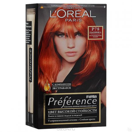 L'Oreal Краска для волос Preference Feria (6 оттенков), 270 мл, 270 мл