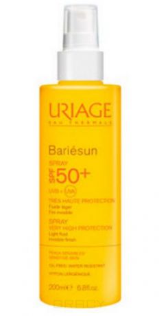 Uriage Солнцезащитный спрей SPF50+ Bariesun, 200 мл