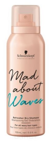 Schwarzkopf Professional Сухой шампунь для волнистых волос Mad About Waves Refresher Dry Shampoo, 150 мл