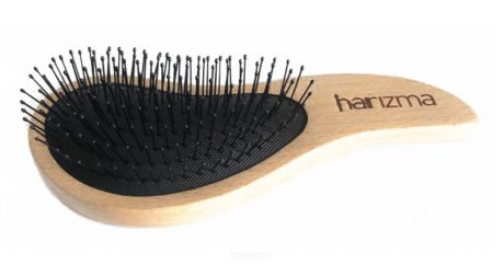 Harizma Щётка для волос D'tangler с ручкой деревянная большая h10705
