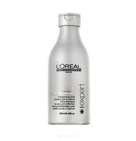 L'Oreal Professionnel Шампунь придающий блеск седым волосам Serie Expert Silver, 300 мл
