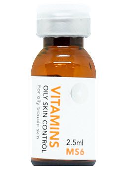 Intomedi Биопептон активный концентрат для жирной и проблемной кожи Vitamins Oily Skin Control MS6-1, 2,5 мл