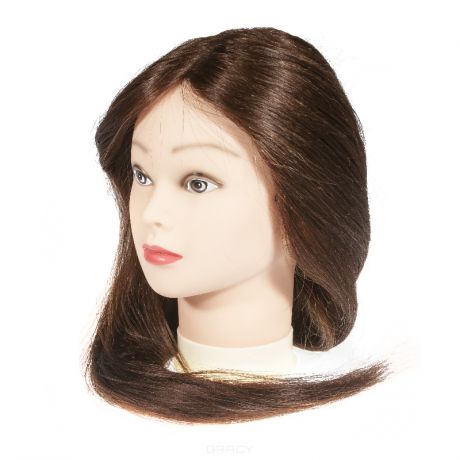 Artaius Голова-манекен учебная 918A, 60-65 см (2 вида), 60-65 см, 100% натуральные волосы