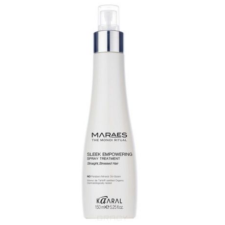 Kaaral Восстанавливающий несмываемый спрей для прямых поврежденных волос MARAES Sleek Empowering Spray Treatment, 150 мл