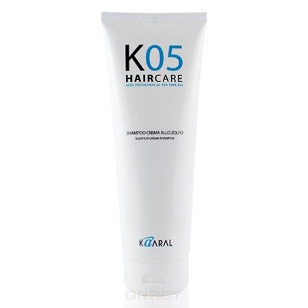 Kaaral Шампунь на основе серы K05 Sulphur Cream Shampoo, 200 мл