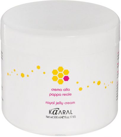 Kaaral Питательная крем-маска для волос с маточным молочком PROFESSIONAL Royal jelly cream, 500 мл