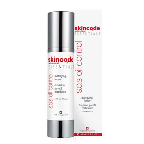 Skincode СОС Матирующий лосьон для жирной кожи S.O.S. Oil Control, 50 мл