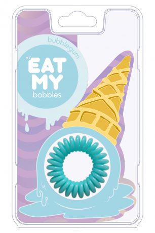 Eat My Bobbles Резинки для волос в цвете «Бабл-гам» Bubblegum, 3 шт