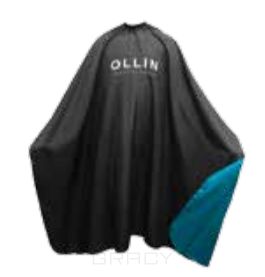 OLLIN Professional Пеньюар для окрашивания на крючках чёрный 160х145 см, 396956