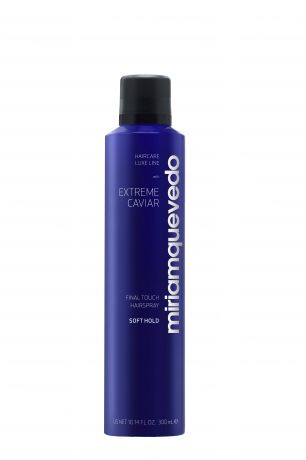 MiriamQuevedo Лак для волос легкой фиксации с экстрактом черной икры Extreme Caviar Final Touch Hairspray – Soft Hold, 300 мл