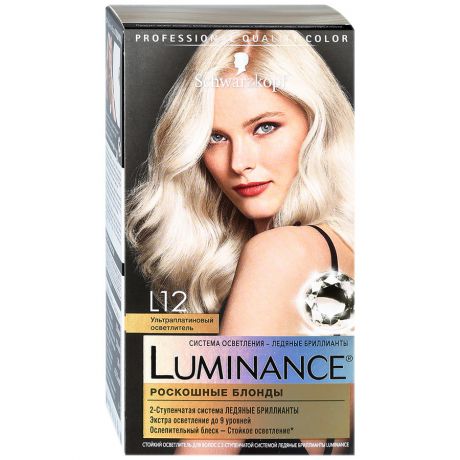 Schwarzkopf Professional Краска для волос Luminance Color "Ультра платиновый осветлитель", L12, 145 мл + 20 г