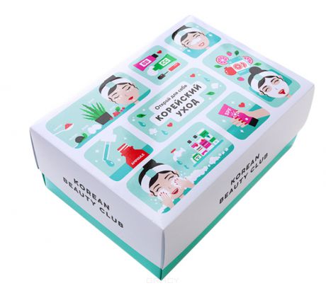 It's Skin Коробка большая "Корейский уход" (с продуктами) Korean care box set (L)