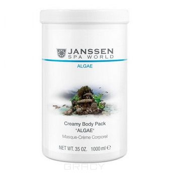 Janssen Моделирующее кремовое обертывание Алгае Creamy Body Pack Algae, 50 мл