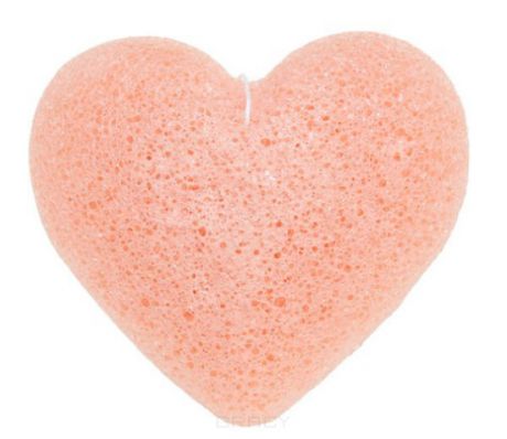 Beauty Bar Спонж конняку для лица с розовой глиной Konjac Me Pure Konjac Sponge with pink clay