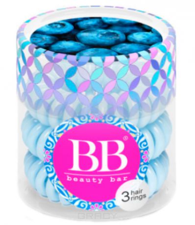 Beauty Bar Резинка для волос с цвете "Светло-голубой" Hair Rings Light Blue
