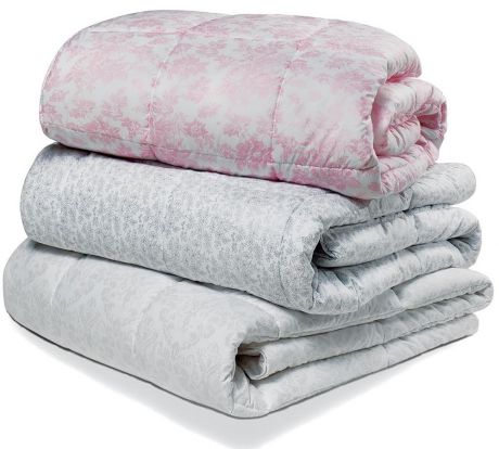 Одеяло зимнее "Зимушка" (лебяжий пух, микрофибра) (1,5 спальный (140*205))