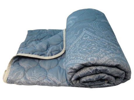 Одеяло всесезонное "Олеандр" (лебяжий пух, сатин) (1,5 спальный (140*205))