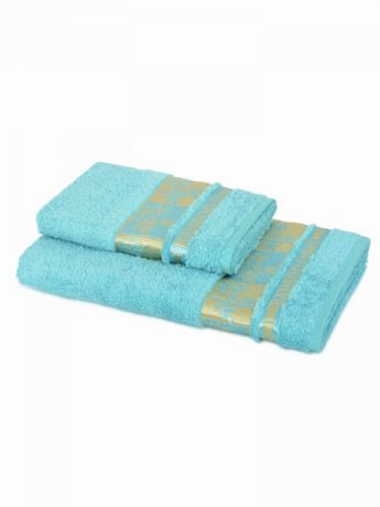 Бамбуковое полотенце "Голд" (голубое) (50х90)