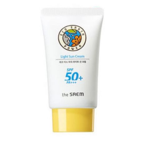 Солнцезащитный крем для лица The Saem Eco Earth Power Light Sun Cream