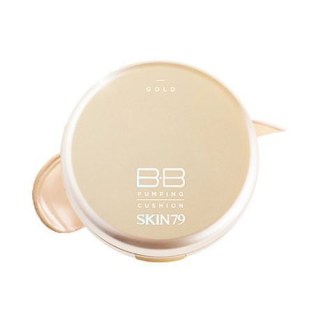 BB кушон с частичками золота Skin79 Gold BB Pumping Cushion