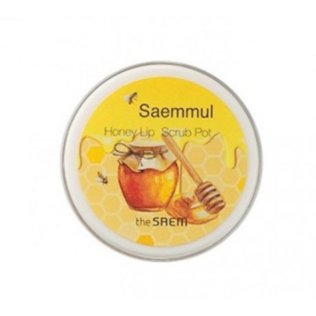 Медовый скраб для губ The Saem Saemmul Honey Lip Scrub Pot