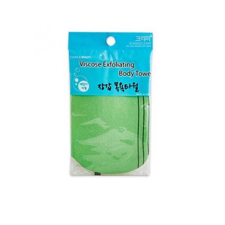 Мочалка-перчатка с жесткими ворсинками Sungbo Cleamy Viscose Glove Bath Towel