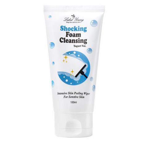 Нежнейшая очищающая пенка для умывания с экстрактом йогурта Label Young Shocking Foam Cleansing Yogurt Ver