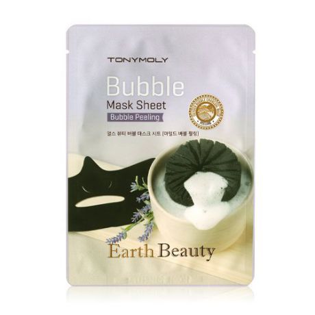 тканевая маска Tony Moly Earth Beauty Bubble Mask Sheet
