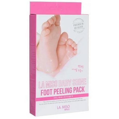 Пилинг носочки для ног La Miso La Miso Baby Shine Foot Peeling Pack