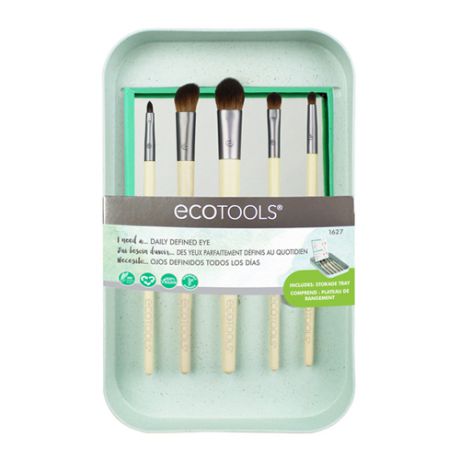 Набор из кистей для макияжа и зеркала EcoTools EcoTools Daily Defined Eye