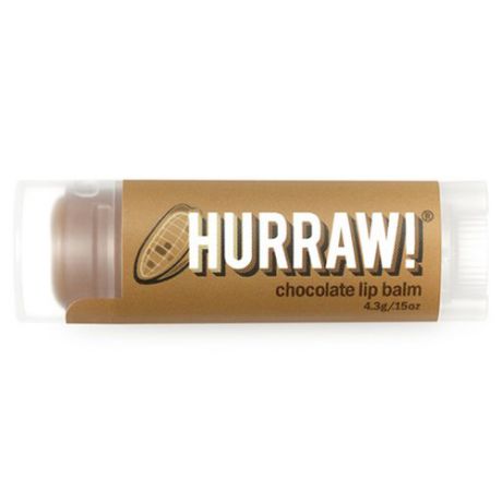 Бальзам для губ со вкусом шоколада Hurraw! Hurraw! Chocolate Lip Balm