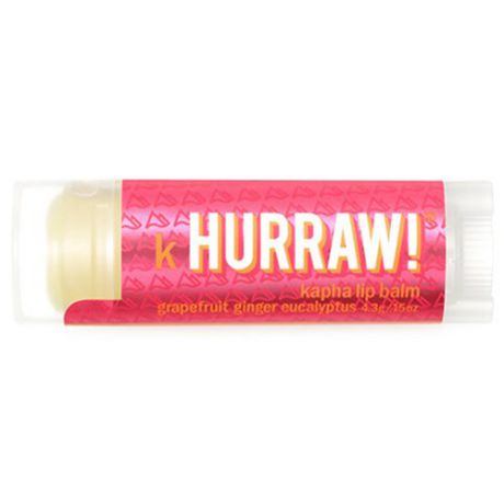 Натуральный и питательный бальзам для ухода за губами Hurraw! Hurraw! Kapha Lip Balm