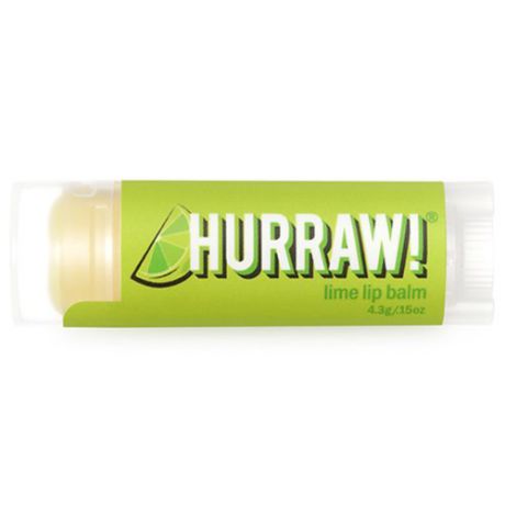 Бальзам для губ со вкусом лайма Hurraw! Hurraw! Lime Lip Balm