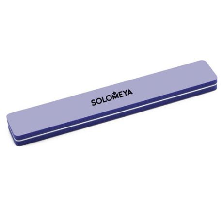 Буффер-шлифовщик для ногтей Solomeya Square Sanding Sponge Violet 80/80