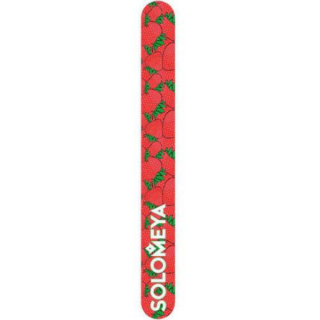 Двусторонняя пилка для ногтей Solomeya Strawberry Smoothie Nail File 180/220