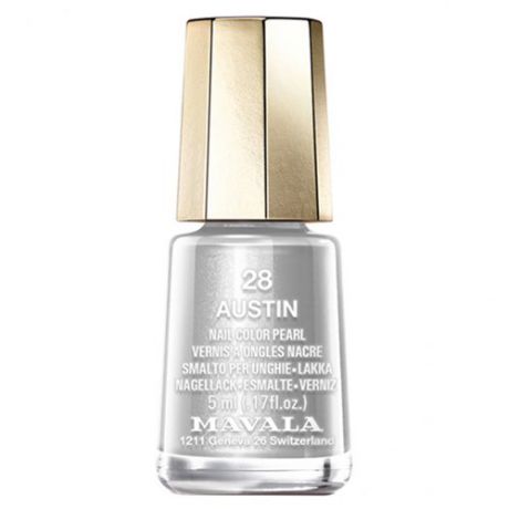 Лак для ногтей серебристый Mavala Mavala Nail Color Cream 028 Austin