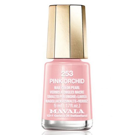 Нежно-розовый лак для ногтей Mavala Mavala Nail Color Cream 253 Pink Orchid