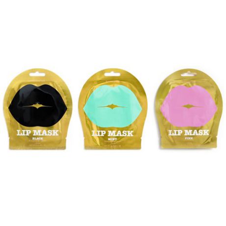 Гидрогелевые патчи для губ с ягодным ароматом Kocostar Lip Mask Mint Single Pouch