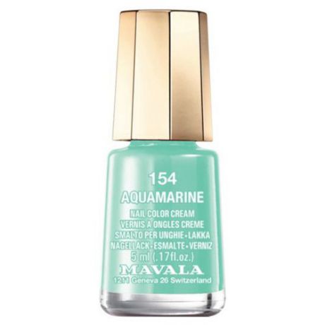 Лак для ногтей аквамарин Mavala Mavala Nail Color Cream 154 Aquamarine