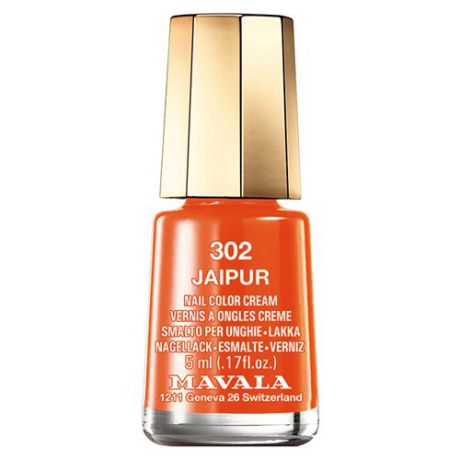 Оранжевый лак для ногтей Mavala Mavala Nail Color Cream 302 Jaipur